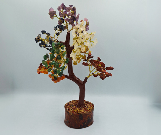 7  Chakra Crystal Tree - Natural Gemstone Crystal Tree