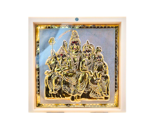 Devotional Pooja Box - Shiv Parivaar ( Medium 12 x 12 cm )