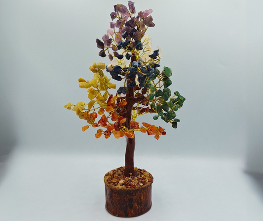 7 Chakra Crystal Tree - Natural Gemstone Crystal Tree