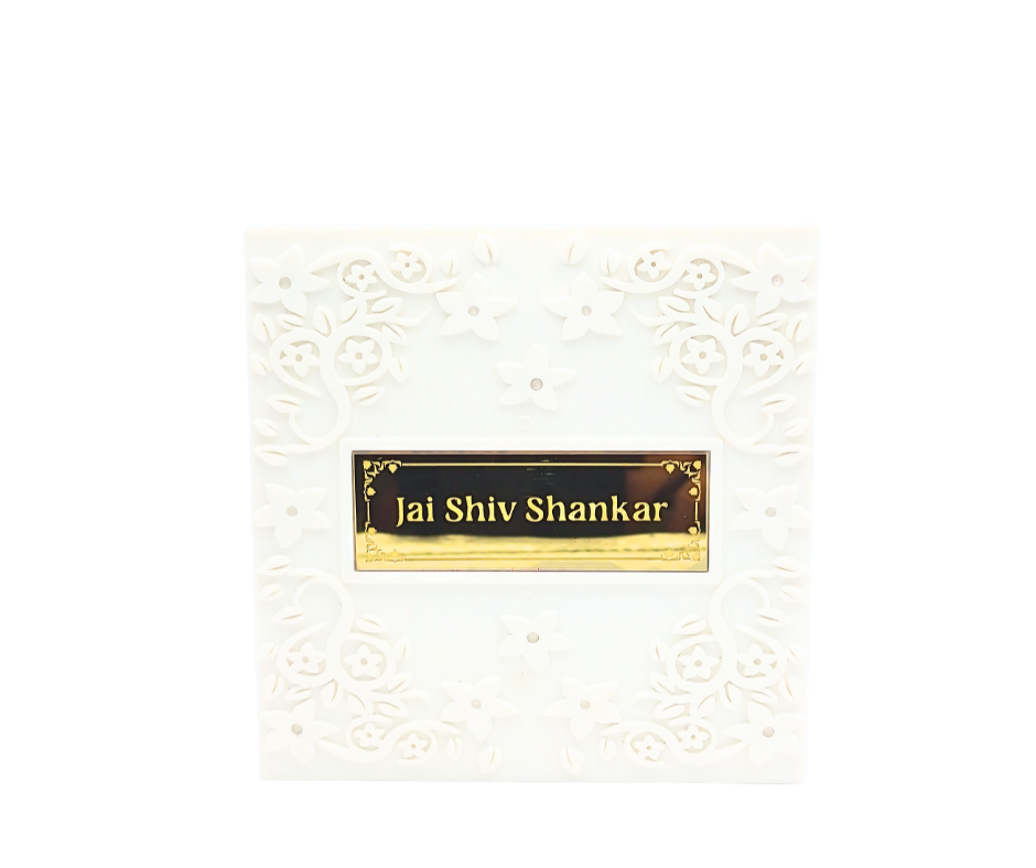 Devotional Pooja Box - Shiv Parivaar ( Medium 12 x 12 cm )