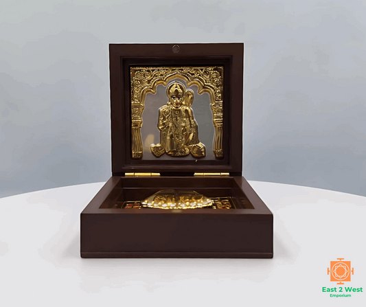 Devotional Pooja Box - Hanuman Baba ( 8 x 8cm ) - East 2 West Emporium