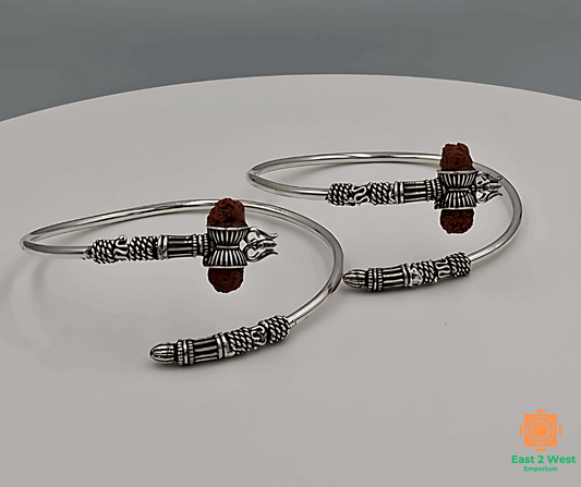 Rudraksha Thrishul Bracelet - East 2 West Emporium