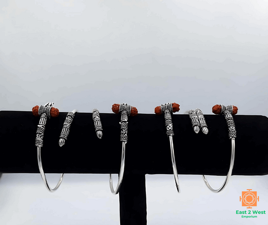 Rudraksha Thrishul Bracelet - East 2 West Emporium
