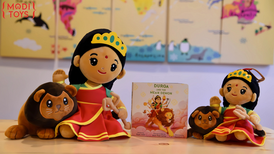 Modi Toys Durga Devi Toy plus Book Bundle