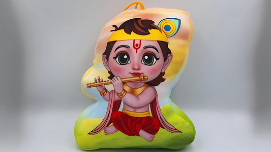 Modi Toys Krishna Mantra Singing Pillow Plush Toy