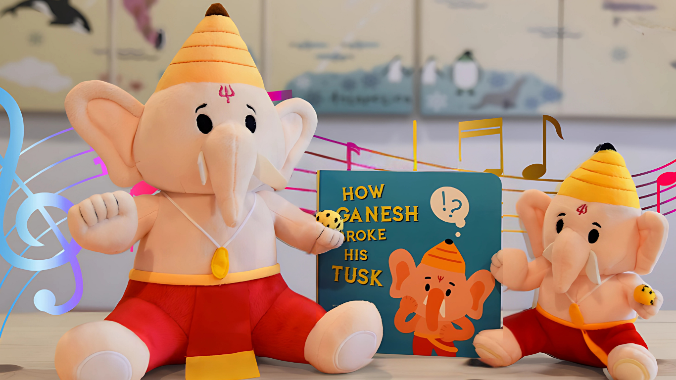 Modi Toys Ganesha Toy plus Book Bundle