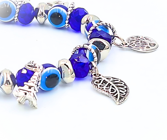 Evil Eye Multi Charm Bracelet