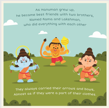 Hindu Kids Book | Hanuman And His Hidden Powers