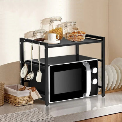 Multi-Purpose Microwave Storage Rack