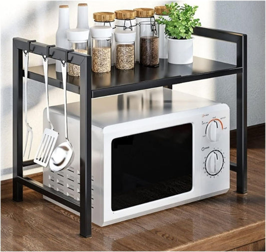 Multi-Purpose Microwave Storage Rack